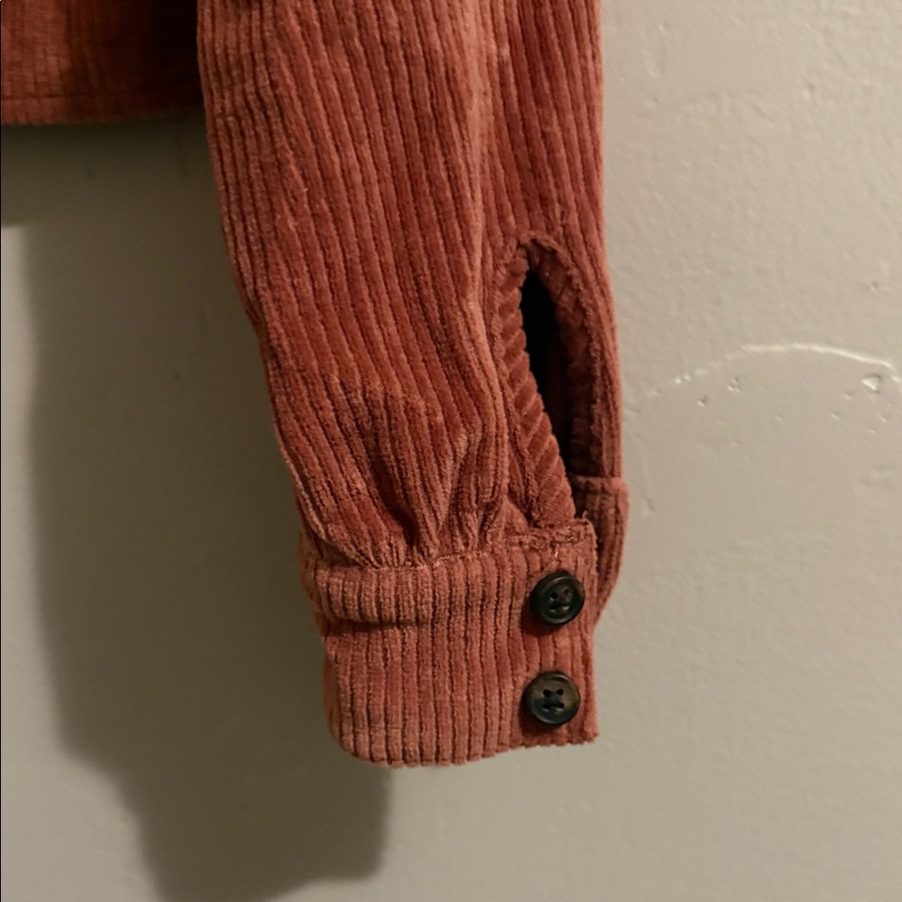 Madewell Terracotta Corduroy Crop Jacket XSmall - Picture 6 of 7